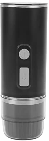 Focket Machine à Expresso Portable, Cafetière de Voyage 2 en 1 Compatible avec Les Capsules NS et Le café Moulu, Machine à café Rechargeable pour Les Voyages, Le Camping, la Randonnée