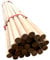 Best House Wooden Broom Handle Dowel Mop Stick Broom Stick Pole, Mop Handle for Mop Head - 1.2 Metres x 24 mm, Used for Trade, DIY, Craft, Baking, Cakes, Stands (Pack of 5)