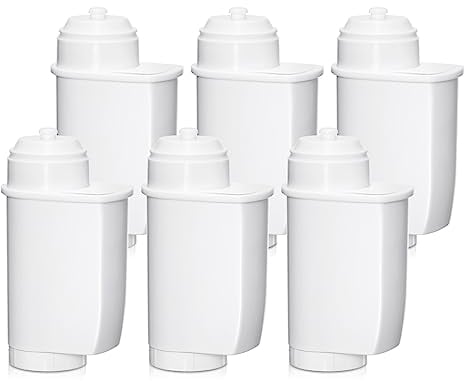 Filswa Kaffeevollautomat Wasserfilter für Siemens EQ-Serie, EQ6 EQ9 S900 S500, EQ500, TZ70003, TCZ7003, TCZ7033, Brita Intenza, Bosch 12008246 Wasserfilter,(6)…