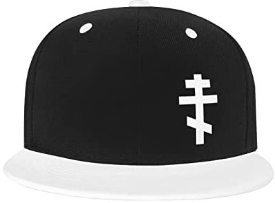 874 Baseballkappe Weißes Orthodoxes Kreuz Baseball Cap Atmungsaktiv Basecap Baseball Casual Trucker Cap Für Sport Outdoor Wandern