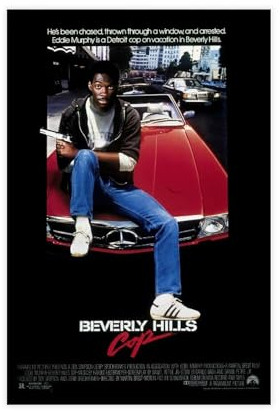 EYEZER Beverly Hills Cop. - Filmposter Leinwand Poster Wandkunst Dekor Druck Bild Gemälde für Wohnzimmer Schlafzimmer Dekoration ungerahmt 30 x 45 cm