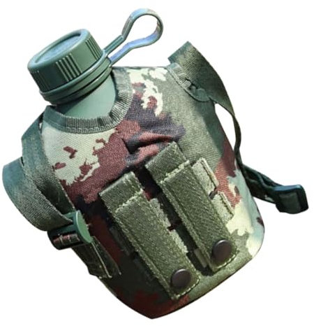 HAKIDZEL Hervidor De Agua Para Exteriores Cantimplora Militar Portátil Cantimplora Para Acampar De Viaje Material Aluminio Para Senderismo Accesorio Para Exteriores