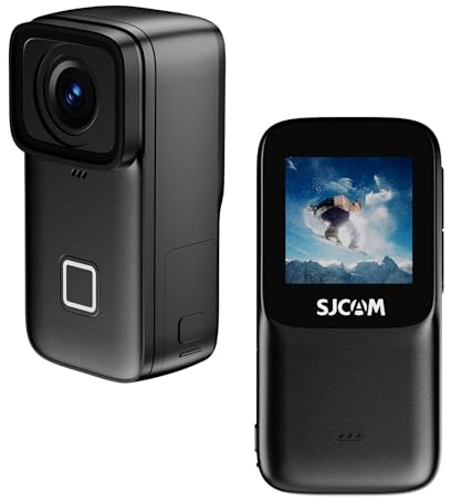 SJCAM C200 PRO 4K30FPS 20MP Ultra HD Action Camera with 1.3 HD Touch Screen and 6-axis Gyroscope Stabilization, 5.0/2.4GHz Dual-mode WiFi, 98ft Waterproof Underwater Camera