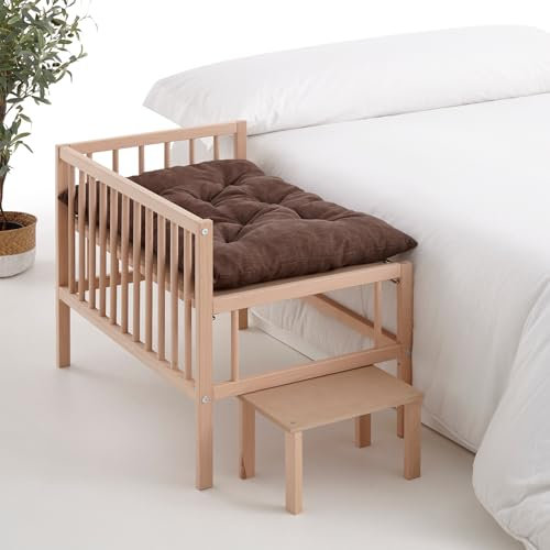 COOL · DREAMS Cama Elevada Mascotas con Escalera. con Colchón Incluido Antiarañazos. Colecho Junto a tu Perro o Gato. 2 Alturas. para Mascotas Medianas, Pequeñas o Senior. Faunatic Basic CoolDreams