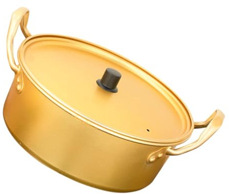 Garneck Marmite De Cuisine Aluminium Pot De Cuisson Avec Double Poignée Couvercle Casseroles Chauffe-plats