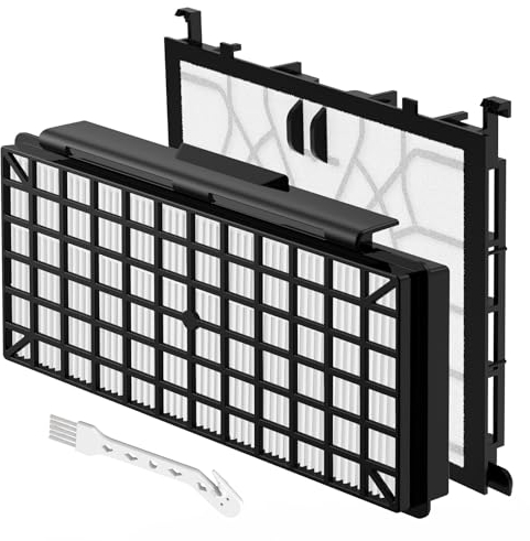 Hepafilter Motorschutzfilter für Siemens Q5.0 extreme silencePower VSQ5X1230 Staubsauger, Ersatzfilter Zubehör für Siemens Bodenstaubsauger - VZ154HFB / VZ02MSF / VSQ5X12M1