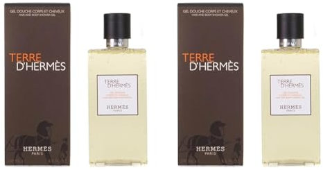 Hermes Terre D'Hermes Hair And Body Shower Gel (Packung mit 2)