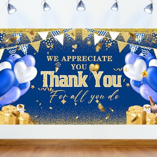 Thank You Banner zur Wertschätzung von Lehrern, Dankesbanner zur Wertschätzung von Lehrern Dekorationen zur Wertschätzung der Mitarbeiter Vielen Dank für alles was Sie tun, Danke Lehrer Banner