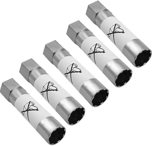 Zieichy 1Pcs Single 8-Spline Lug Nut Socket,Wheel Lock Key Replacement for Aftermarket 7 Spline Lug Nut,Wheel Lock Removal Tool for Cars 13/16'' Hex,Replacement 65100 Spline Lug Nuts