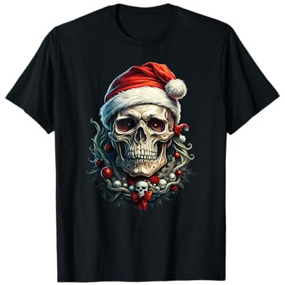 Weihnachtsoutfit Totenkopf Weihnachten Death Heavy Xmas T-Shirt