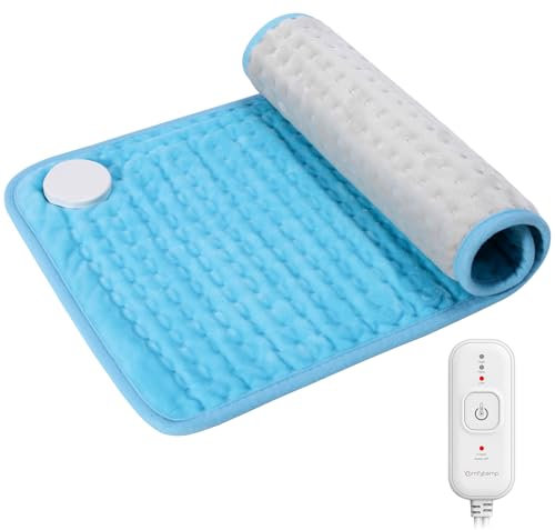 Comfytemp Ultraweich Heizkissen mit Abschaltautomatik, Elektrisches Wärmekissen mit Sicherheitssystem für Rücken Nacken Schulter Bauch, Maschinenwaschbar heizdecke (30x60cm)
