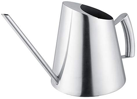 Tbest Bidon d'eau, Sper de Jardin, Pot d'eau en Acier Inoxydable de 1500 ML avec Bouche en L
