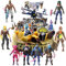 behone Fortnit Mini Figurines,17x Décorations de Gâteaux à Thème Fortni,Fortni Décoration de Gâteau Anniversaire Kit,Figurine Fortnit,Happy Birthday Décoration de Fête,pour fête à thème d'enfants