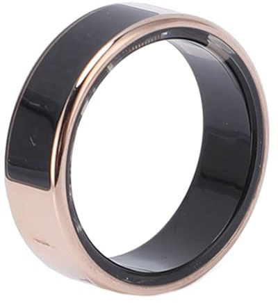 Smart Ring, Edelstahl -Smart Ring mit App Display Bildschirm IP68 Wasserfestes Echtzeit -Tracking, Mobile App -Verbindung, Zum Wandern, Radfahren, Laufen (#10)