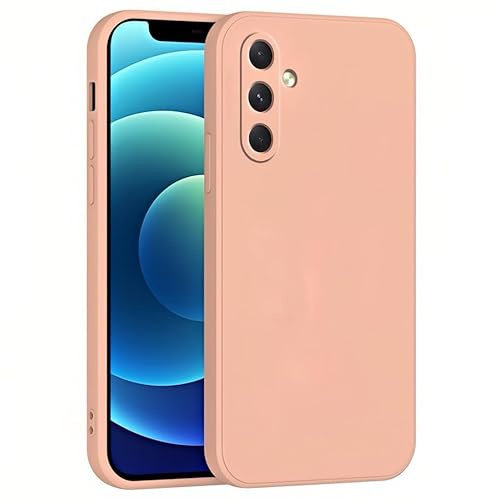 Mixroom - Cover Custodia Case per Samsung Galaxy A14 4G / 5G Protezione Fotocamera in Silicone TPU Morbido Opaco Bordi Piatti Colore Rosa