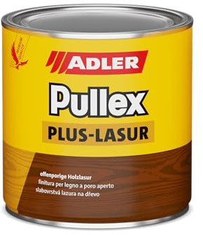 ADLER Pullex Plus-Lasur ST 05/4 Silberrücken 2,5l | Universelle Holzlasur für außen, lange offene Zeit für ansatzfreies Streichen, geruchsarm durch aromatenfreie Lösemittel