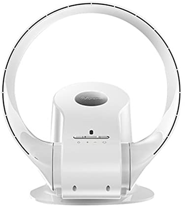 Ventilatore da parete senza pale, con oscillazione, 9 velocità, timer e telecomando, silenzioso, per casa e ufficio