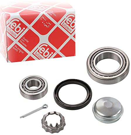 febi bilstein 05386 Radlagersatz mit Anbaumaterial, 1 Stück | Kompatibel mit: AUDI 100 C2 Avant, 100 C2 Stufenheck, 100 C3 Avant, 100 C3 Stufenheck, 100 C4 Avant, 100 C4 Stufenheck