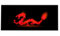 Silent Monsters Mouse Mat Size XX Large 35 x 16 inches / 90 x 40 cm, Red Dragon, Stitched Edges, washable & rollable Mouse Pad, Gaming Home Office Mousemat, Mousepad non-slip & quiet, Desk Mat XXL