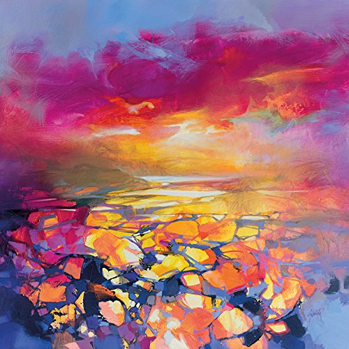 Scott Naismith 'Red Hope' Kunstdruck Auf Leinwand, 85 X 85 cm
