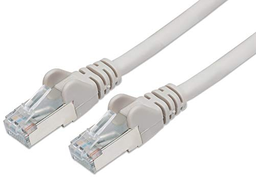 PremiumCord Patch Cable Cat 6a S/FTP, 10Gbit/s, Cable Ethernet, LAN, Conectores RJ45, Flexible y Robusto, AWG 26/7, Conductores 100% CU, Gris, 5 m