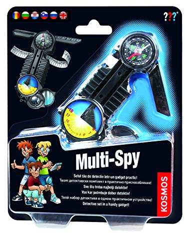 Die drei ??? Multi-Spion von KOSMOS, mehrsprachige Version (RU, RO, BG, CRO, SVN, EN, Nicht DE) Detektiv-Werkzeug, Spielzeug, Detektiv-Ausstattung für Kinder, Experimentier Set