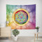 FFCLZ Blume des Lebens hängen Wandteppiche personalisierte Wandteppich dekorative Wandbehang Decke Teppich Yoga Mat Home Decor