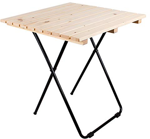 Klappbarer Campingtisch Beistelltisch Klapptisch Gartentisch Natur