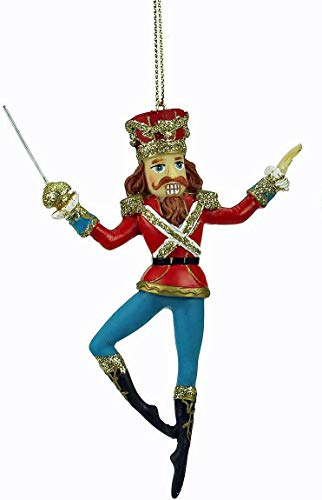 Gisela Graham One resin nutcracker soldier christmas hanging decoration