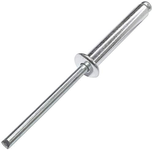 AERZETIX - C48115 - Lot de 50 Rivets aveugles standard Ø5x30mm aluminium/acier - DIN 7337 A - rivet pop à rupture de tige