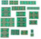 JIACUO 35 Stück/7Wert5 Stück Board Kit SMD Turn to DIP SOP SSOP TSSOP SOT23 8 10 14 16 20 24 28 SMT to DIP Adapter Converter Plate