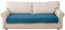 Eismodra Sofa Überzug,Sofabezug 3 Sitzer,Anti-Rutsch-Couch Überzug für L Form Sofaschoner Chaiselongue Ecksofa 2 Sitzer Schonbezüge Wohnzimmer Sessel Hunde Haustiere,Blau,110x210cm(nur 1 Stück)