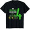 4. Geburtstag Traktor Trecker 4 Jahre Junge Kinder T-Shirt