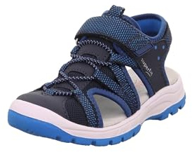 Superfit Jungen Tornado Light Sandale, Blau 8000, 33 EU