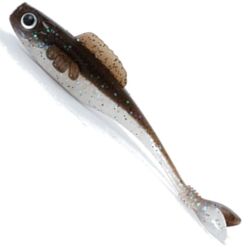 Lurejunks Huddsher 11,5cm - 4 Gummifische, Farbe:Goby