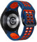 Cinturino Sportivo Compatibile per Samsung Galaxy Watch 6/5/4 40ｍｍ 44ｍｍ/Watch 5 Pro 45mm/Watch 6 Classic 43mm 47mm/Watch 4 Classic 46mm 42mm,40mm Cinturino di Ricambio in Morbido Silicone，Blu Rosso