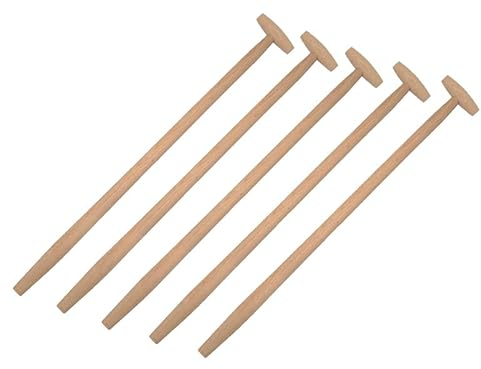 Spatenstiel Grabegabel Spatengabel Stiel Holzstiel T Griff Ø 38 mm 90 cm (5)