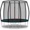 Baunsal® Trampolin Outdoor Ø 305 cm (FGIS) grün Komplettset Sprungmatte mit Netz und Leiter Gartentrampolin Outdoor Spielzeug Kinder Trampolin Kinder Outdoor Spielzeug Garten