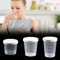 20/30/50ml Medication Measuring Cup with Lid Old Man Multipurpose Medicine Measure Clear Plastic Beaker Dispensing Cup