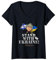 Ukraine Israel Flaggen Dog Tag Zelensky Stand with Ukraine T-Shirt mit V-Ausschnitt
