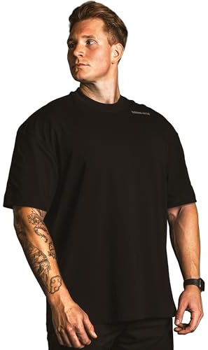 Satire Gym - Pump Cover Gym Shirt Herren Oversize - Sport Shirt Männer für Bodybuilder- Fitness T-Shirt als Pump-Cover Tshirt für Bodybuilding