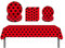 Decorazione di Compleanno Stoviglie per Feste Ladygirl Accessori per Feste di Compleanno per Bambini