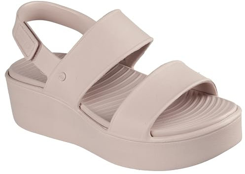 Skechers Platform, Sandali con Zeppa Donna, Rosa Chiaro, 39 EU