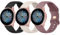AK Pack 3 Bracelet Compatible avec Samsung Galaxy Watch Active 2 Bracelet Samsung Galaxy Watch 3 41mm, Bracelet de montre en silicone souple pour Samsung Galaxy Watch Active 2 40mm 44mm(Pack B)