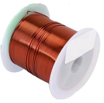 Generico Filo di Rame Smaltato, 2mm*1m, Bobina di Rame per Induttori di Trasformatori