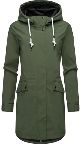 Ragwear Damen Softshellmantel Tinsley Shell Dark Olive Gr. XXL