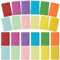 JIANTA 24 Stück Notizblock A6 Liniert Klein, A6 Notizbuch, Notizheft A6 Bunt mit Kraftpapier-Cover 12 Farben für Journal, Tagebuch, Notizen, Schreiben, Büro, Budget, To do Liste, Schule, College