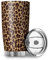 GeRRiT Gobelet de voyage isotherme en acier inoxydable avec couvercle, motif léopard, tasse à café de voyage, tasse à café pour boissons chaudes et froides, 591 ml