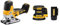 DEWALT Scie Sauteuse Sans Fil 18V - Sans Batterie ni Chargeur DCS335N-XJ & Ponceuse excentrique DEWALT DCW210N 125 mm (Machine nue)