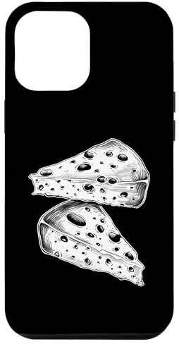 Hülle für iPhone 12 Pro Max Käsescheibe Handgezeichnete Skizze